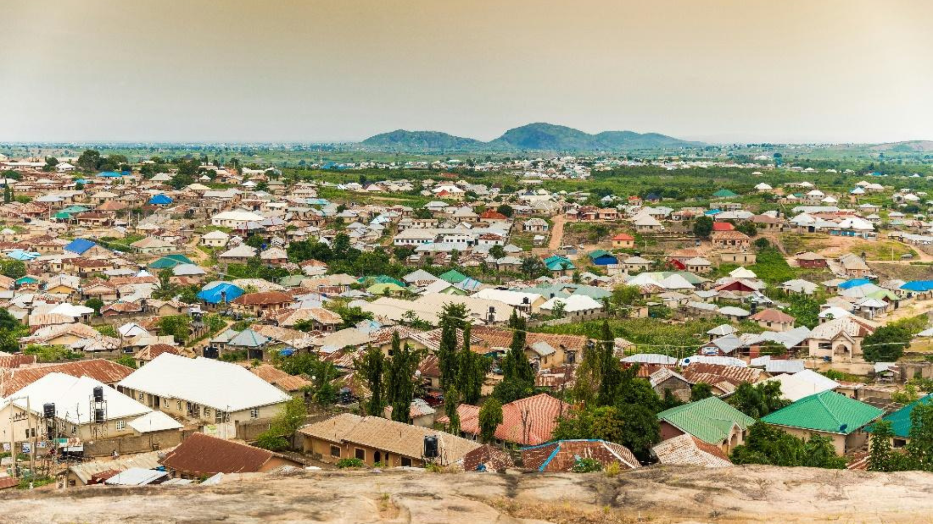 The outskirts of the city Abuja, Nigeria