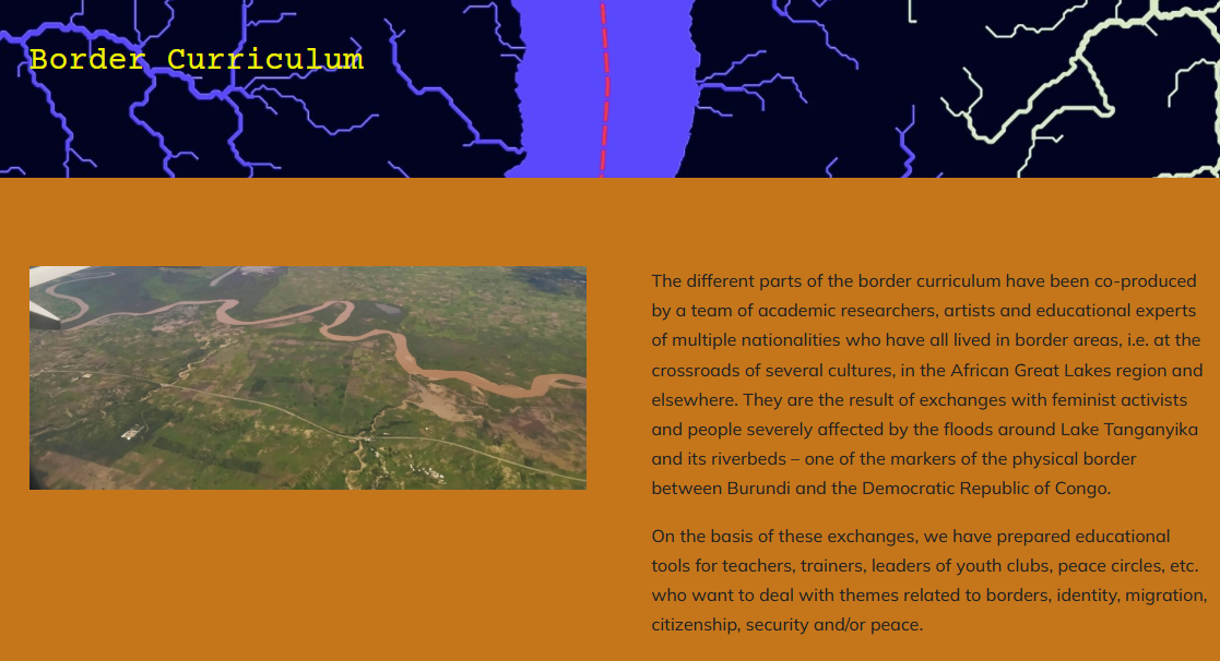 Cover of the Border Curriculum