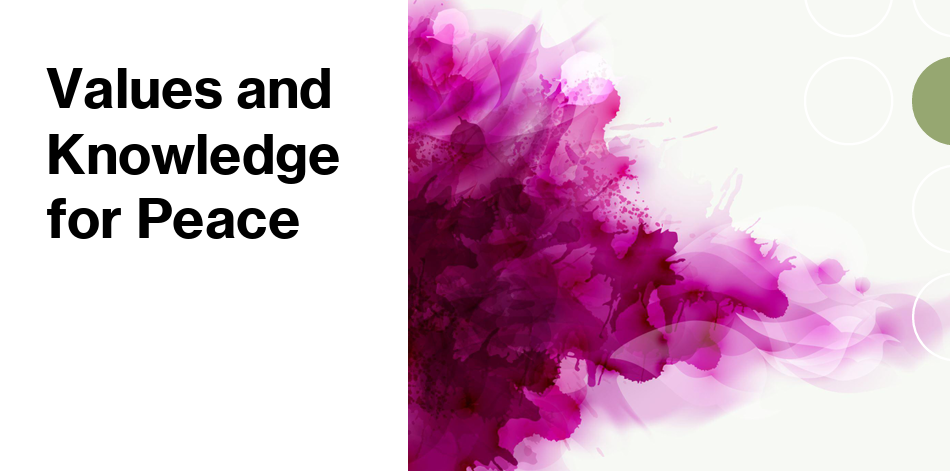 Cover of Values and Knowledge for Peace teaching resource
