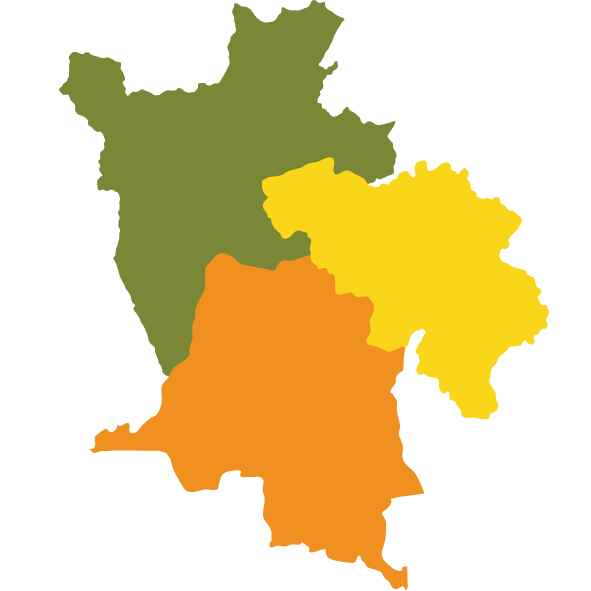 Burundi, DRC & Belgium Map Icon